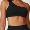 Reggiseno sportivo asimmetrico staccabile Rose