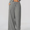 Alpine Stripe Wide-Leg Pant