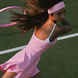 Vestito da Tennis a Righe e Blocchi di Colore