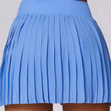 アシンメトリープリーツテニススカート