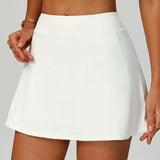シックポケット付き A ラインミニスカート