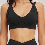 Sculpt Open-Back Yoga Bra