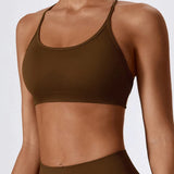 Crossback Strappy Sports Bra