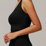 アシンメトリーワンショルダートップス