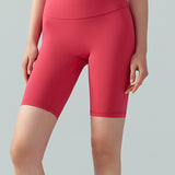 ライクラベアフィットハイウエストピーチバットバイクショーツ