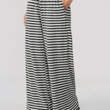 Alpine Stripe Wide-Leg Pant