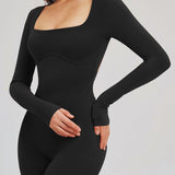 Second Skin Open-Back Bodysuit