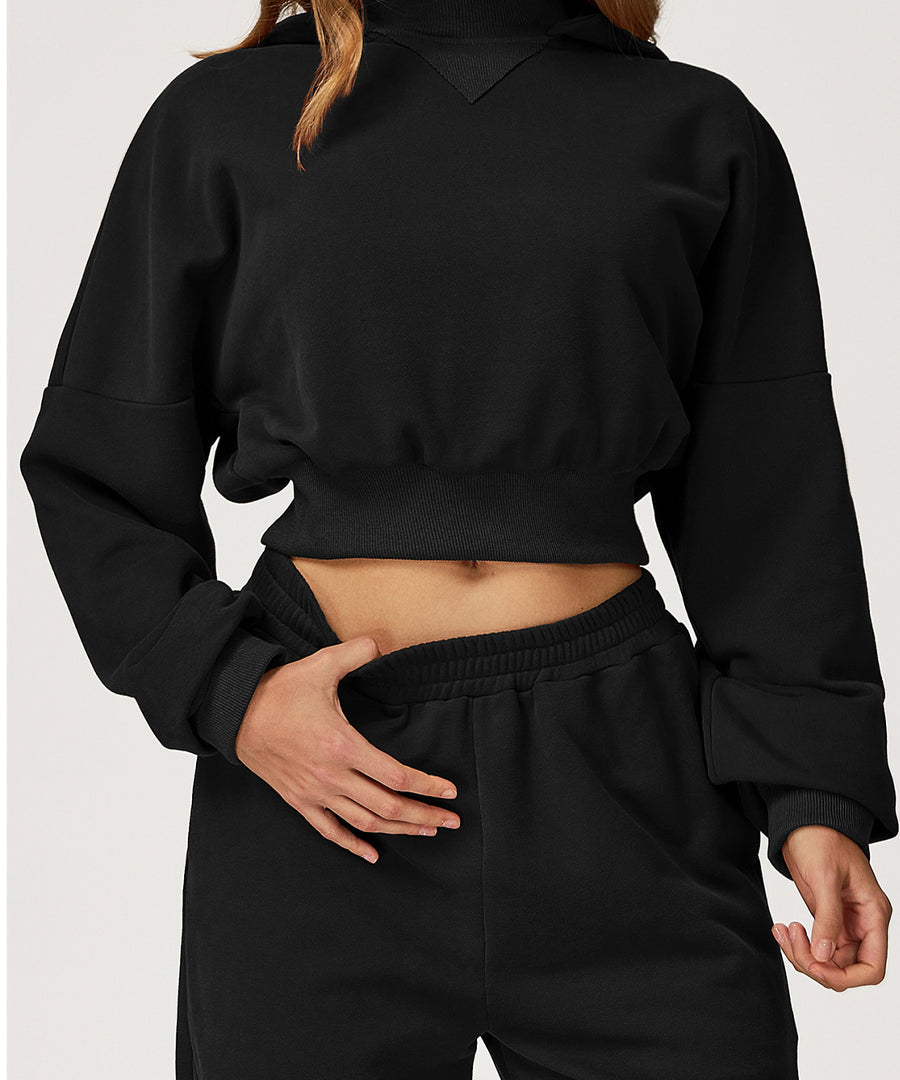 シックココアクロップフーディー