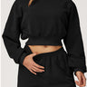 Chic Cocoa Crop Hoodie