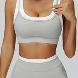 NakedFeel Dual-Layer Ribbed Bra