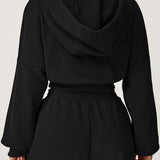 シックココアクロップフーディー