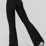 フレア＆ギャザーハイウエストパンツ