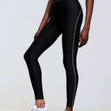 Contrast Waist Sculpt Leggings