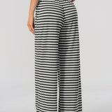 Alpine Stripe Wide-Leg Pant