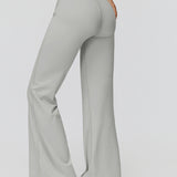 Pantaloni a zampa a coste a contrasto NakedFeel