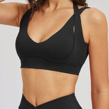 Sculpt Open-Back Yoga Bra