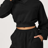 シックココアクロップフーディー