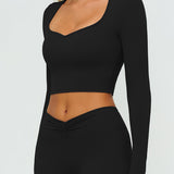 SoftBrush Long-Sleeve Performance Top