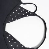 Cocoa Dot Halter Bra