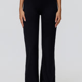 Pantaloni a zampa a coste a contrasto NakedFeel