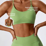 Crossback Strappy Sports Bra
