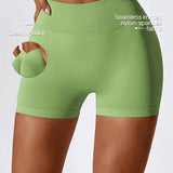 Pantaloncini con arricciatura a V