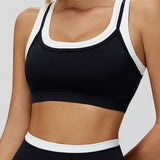 NakedFeel Dual-Layer Ribbed Bra
