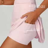 シックポケット付き A ラインミニスカート