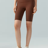 ライクラベアフィットハイウエストピーチバットバイクショーツ
