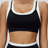 NakedFeel Dual-Layer Ribbed Bra