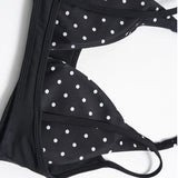 Cocoa Dot Halter Bra