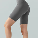 ライクラベアフィットハイウエストピーチバットバイクショーツ