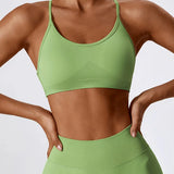Crossback Strappy Sports Bra