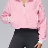 ハーフジップフリースジャケット