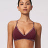 Contrast Sculpt Halter Bra