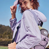 UVカットつば広通気性メッシュジャケット