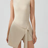 Layered Look Tie-Detail Dress