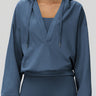 Oversized V-Neck Hoodie