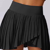 アシンメトリープリーツテニススカート