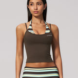 Varsity Layered Bra Tank