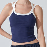 BareGlow Cross-Halter Bra Top