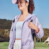 UVカットつば広通気性メッシュジャケット