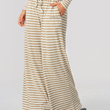 Alpine Stripe Wide-Leg Pant