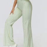 Pantaloni a zampa a coste a contrasto NakedFeel