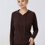 FlowEase Drawstring Yoga Jacket