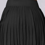 アシンメトリープリーツテニススカート