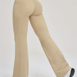 FlowLift Cross-Waist Flare Pants