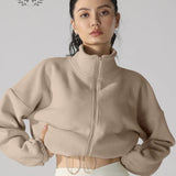 ハイネックフリースジャケット