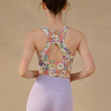 フローラルブリスクロップトップ