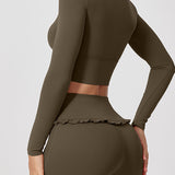 AirSculpt Square-Neck Long Sleeve